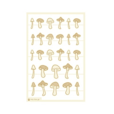 Light Chipboard 05 Mini Cogumelos Into The Woods P13 Paper Products