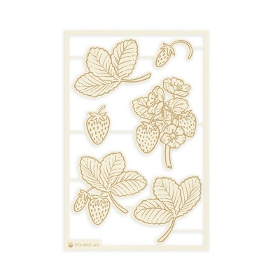 Chipboard Morangos Woodland Cuties P13 Paper Products