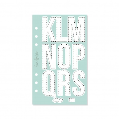 Molde Bordar/Costura Alfabeto Contorno