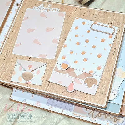 Tutorial Álbum Scrapbook Doce Outono