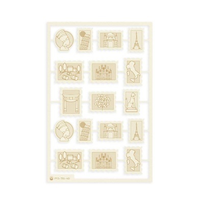 Light Chipboard 06 Selos Travel Journal P13 Paper Products