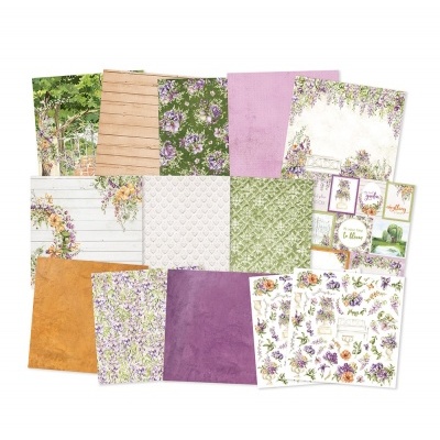 Bloco 12"x12" Secret Garden P13 Paper Products