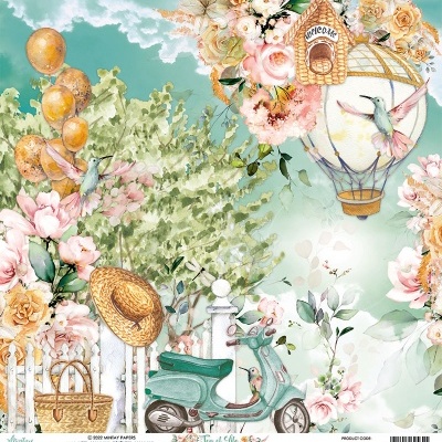 Coleção Papéis 12" Joy of Life Mintay Papers