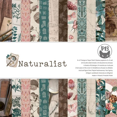 Bloco 6"x6" Naturalist P13 Paper Products