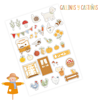 Die Cuts Gallinas y Castañas Mariquilla Shop