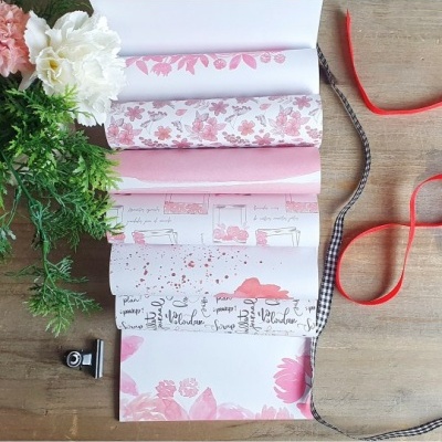 Bloco 6x8" Rouge Lacquered World