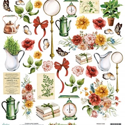 Die Cuts Botany Mintay Papers