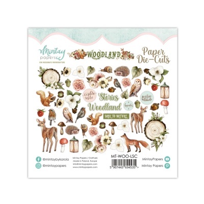 Die Cuts WOODLAND Mintay Papers