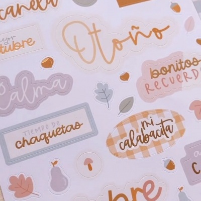 Autocolantes 6"x12" Canela e Chocolate, Mintopia