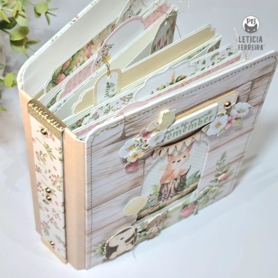 Álbum Scrapbook Aniversário Woodland Cuties