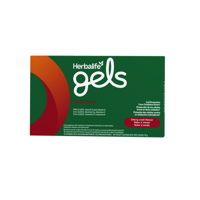 CoQ10Vita Herbalife Gels Cereja 30 gelatinas mastigáveis