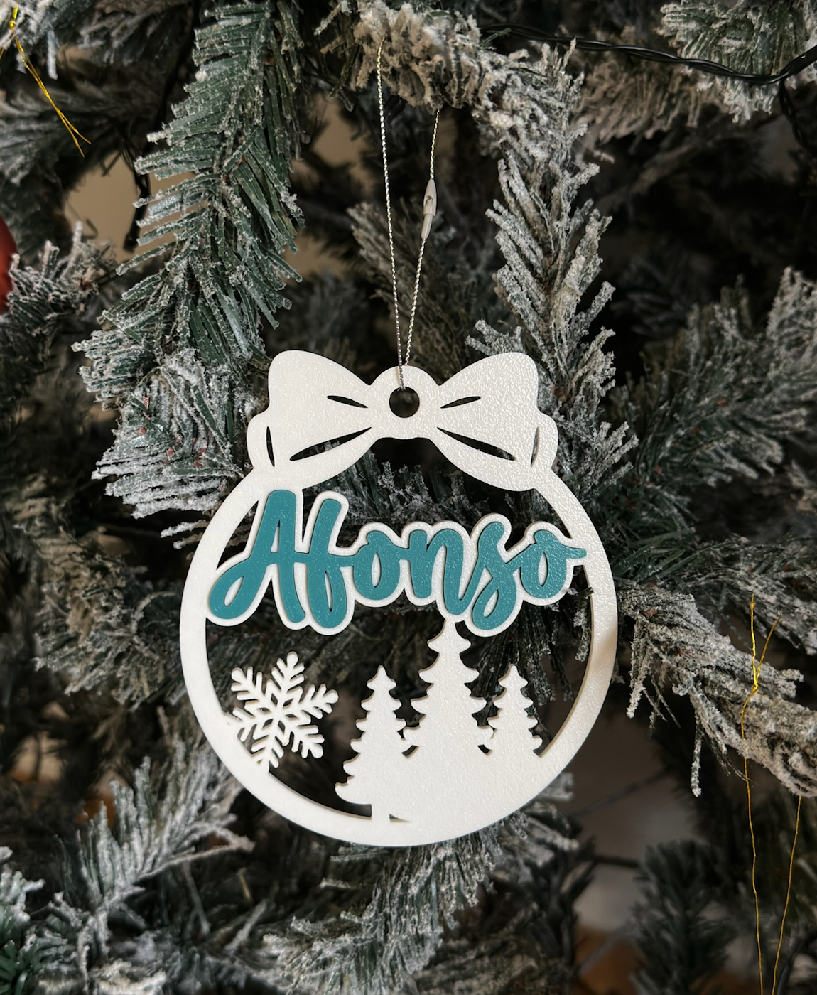 Ornamento de Natal - Nome