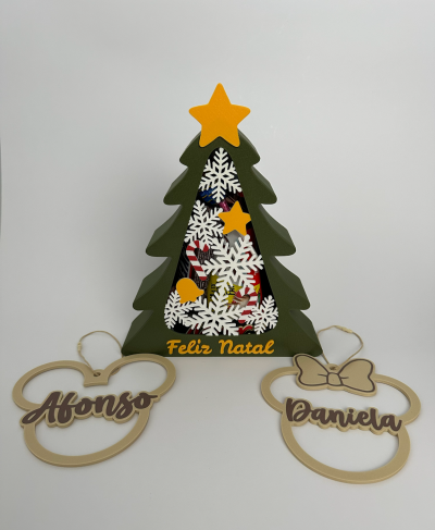 Pack Doce Árvore + Ornamentos de Natal