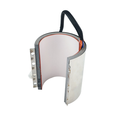 Resistência térmica dobrável semicircular metálica com cabo preto