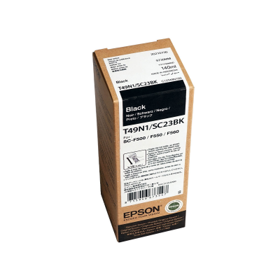 Embalagem de tinta de impressora Epson preta T49N1/SC23BK