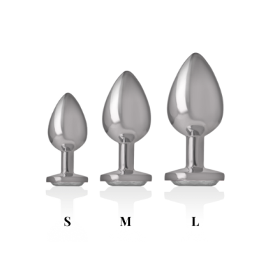 Plug anal de metal - S, M ou L Plug anal de metal - S, M ou L