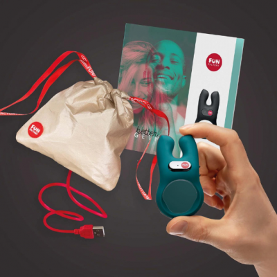 Anel peniano vibratório e vibrador de casal premium | Fun Factory NÓS