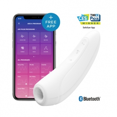 Satisfyer Curvy 1 | Sugador com bocal vibrador + conexão APP