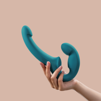 Dildo duplo Strapless silicone soft touch | Share Lite Fun Factory