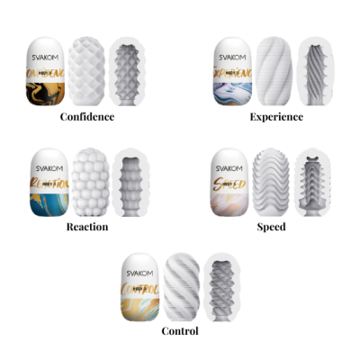 Masturbador Svakom EGG Hedy X - 5 texturas