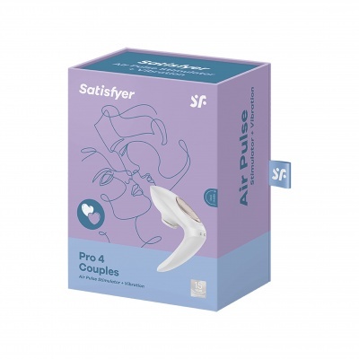 Satisfyer Pro 4 Couples | Sugador de clitóris vibrador para casal