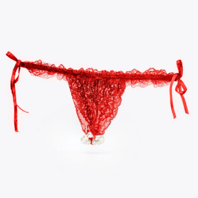 Lingerie com pérolas que aumentam o prazer | Brazilian Panty