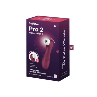 Satisfyer Pro 2 Generation 3 | Sugador de clitóris com bocal extra Liquid Air + vibrações e conexão APP