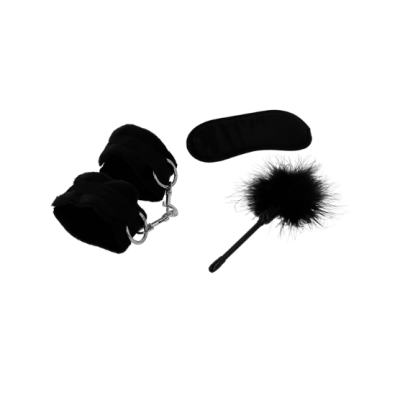 Kit BDSM | Intense Fetish - Algema, máscara e plumas