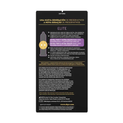 Preservativo sem látex ultrafino - SKYN Elite