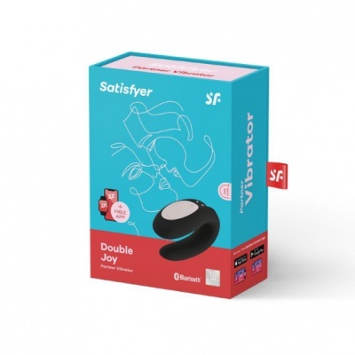 Vibrador de Casal - Satisfyer Double Joy app