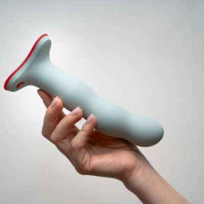 Dildo com vibração manual 100% silicone soft touch | Bouncer Fun Factory