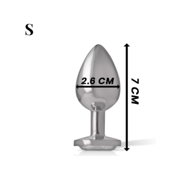 Plug anal de metal - S, M ou L Plug anal de metal - S, M ou L