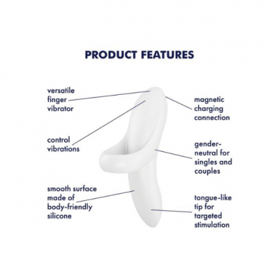 Vibrador dedeira recarregável | Satisfyer - Bold Lover