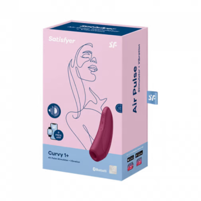 Satisfyer Curvy 1 | Sugador com bocal vibrador + conexão APP