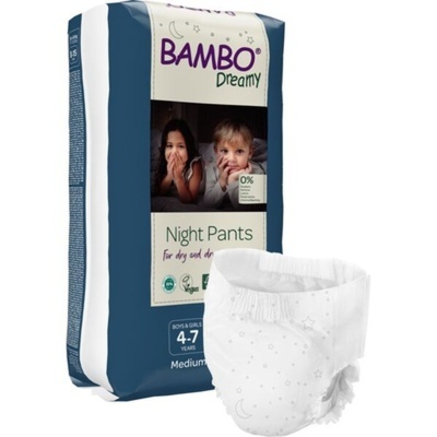 Fraldas-cueca noturnas Bambo Dreamy M 4- 7 anos Fraldas-cueca noturnas Bambo Dreamy M 4- 7 anos