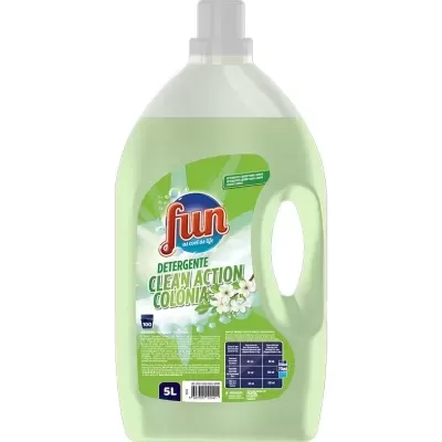 Fun Detergente Clean Action Colónia - 5L - 100D Fun Detergente Clean Action Colónia - 5L - 100D