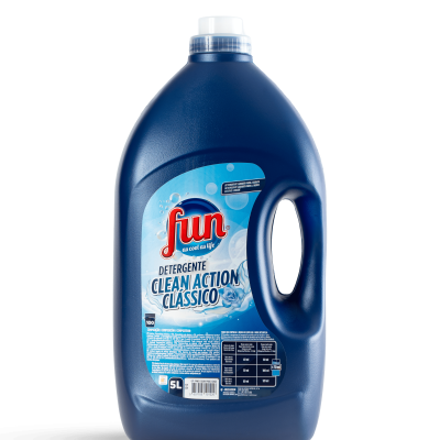 Detergente Roupa Fun Clean Action Clássico 5l Detergente Roupa Fun Clean Action Clássico 5l