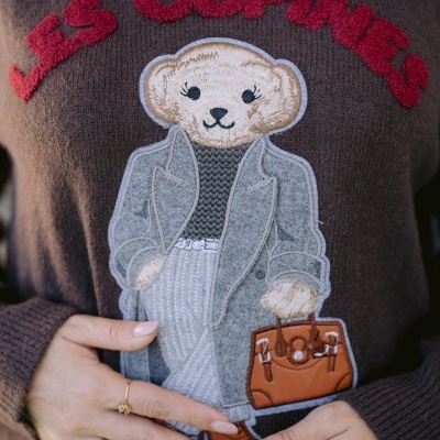 Malha urso, castanha