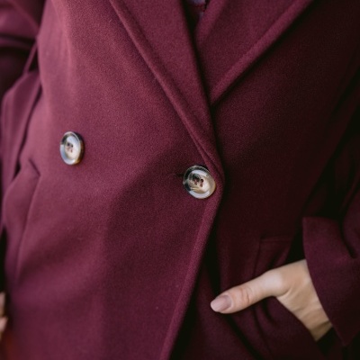 Casaco bordeaux