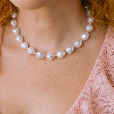 Colar pérolas