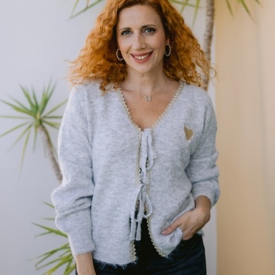 Casaco coração, cinza