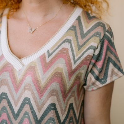 Vestido lurex, verde