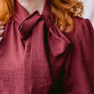 Blusa bordeaux