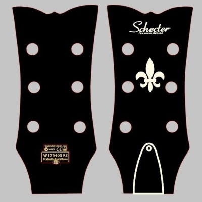 Kit Decalques waterslide Schecter Solo 2 Diamond Series para Guitarra