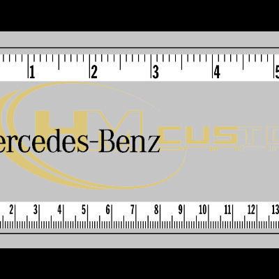 Kit 2 Autocolantes Vinil para pinças travão Mercedes CLA 2018