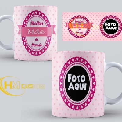 Caneca "A Melhor Mãe do Mundo"