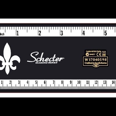 Kit Decalques waterslide Schecter Solo 2 Diamond Series para Guitarra