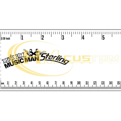 MusicMan Sterling vinyl Logo Sticker
