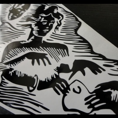 Kirk Hammett OUIJA set of custom stickers decals for lectric guitar