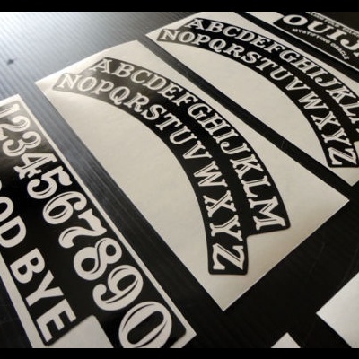 Kirk Hammett OUIJA set of custom stickers decals for lectric guitar